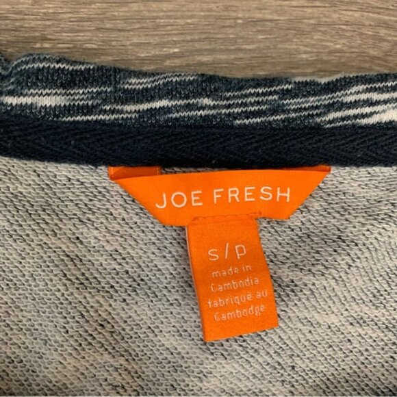 Joe Fresh Women's Sweater Space Dye Long Sleeve Pullover Crew neck Gray Small - Picture 7 of 8